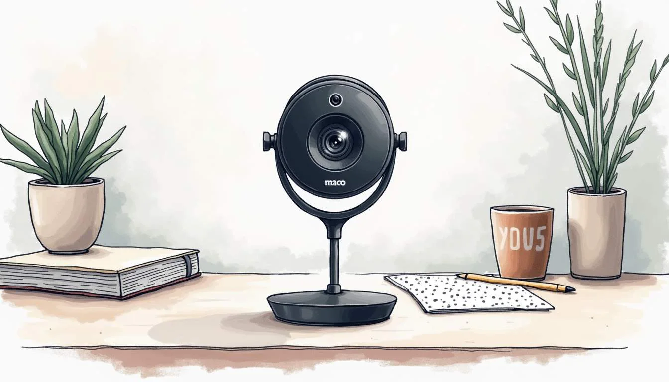 ilustración de cámara web